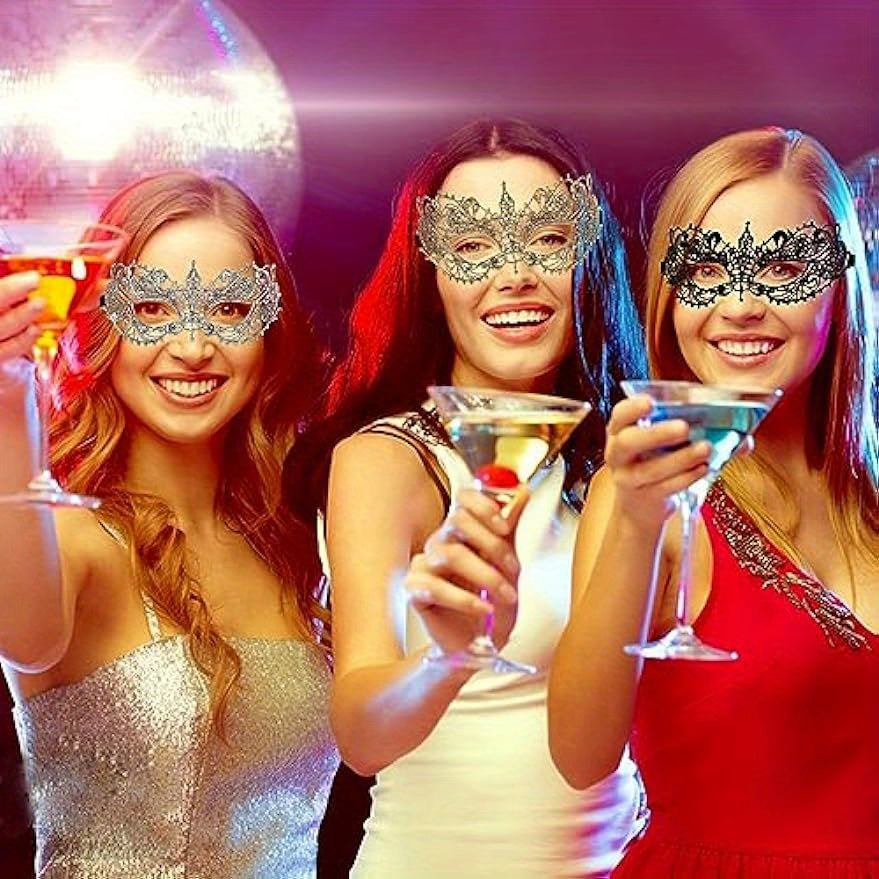 قناع عيون دانتيل 3 قطع