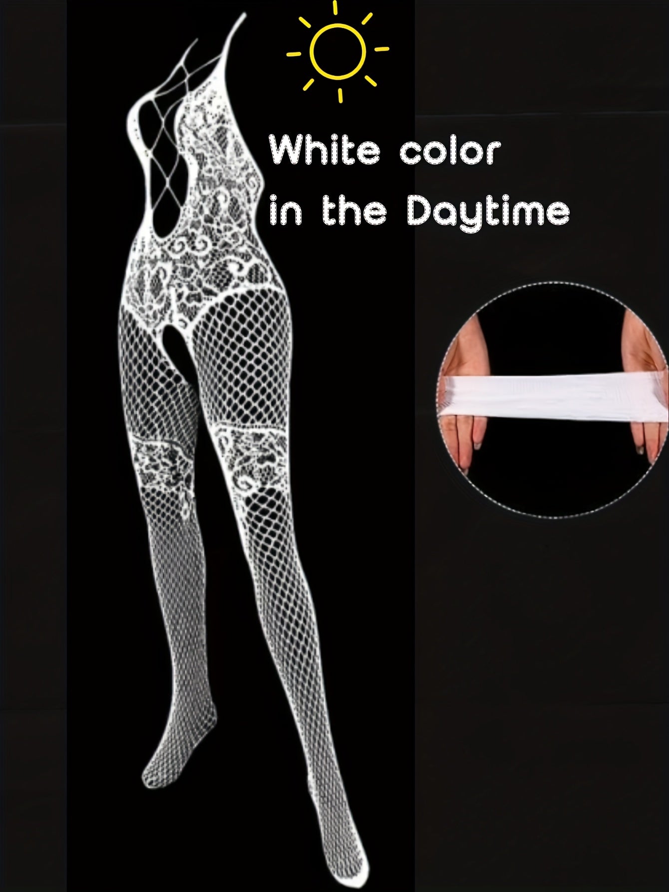 جوارب نسائية شبكية مضيئة