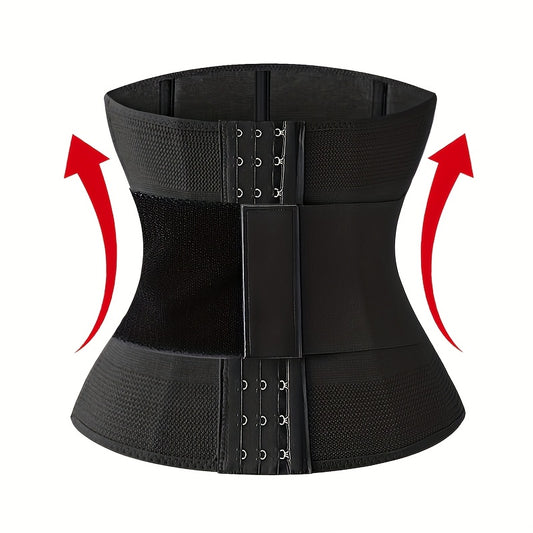 حزام تحكم البطن عالي الخصر للنساء - أسود