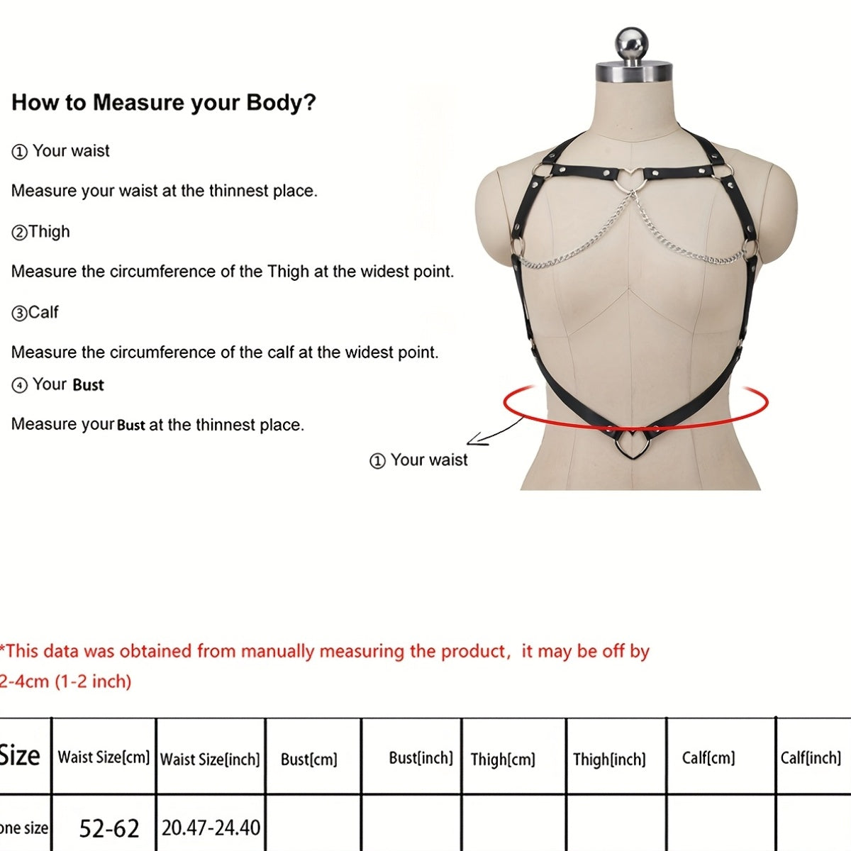 حزام PU الأسود