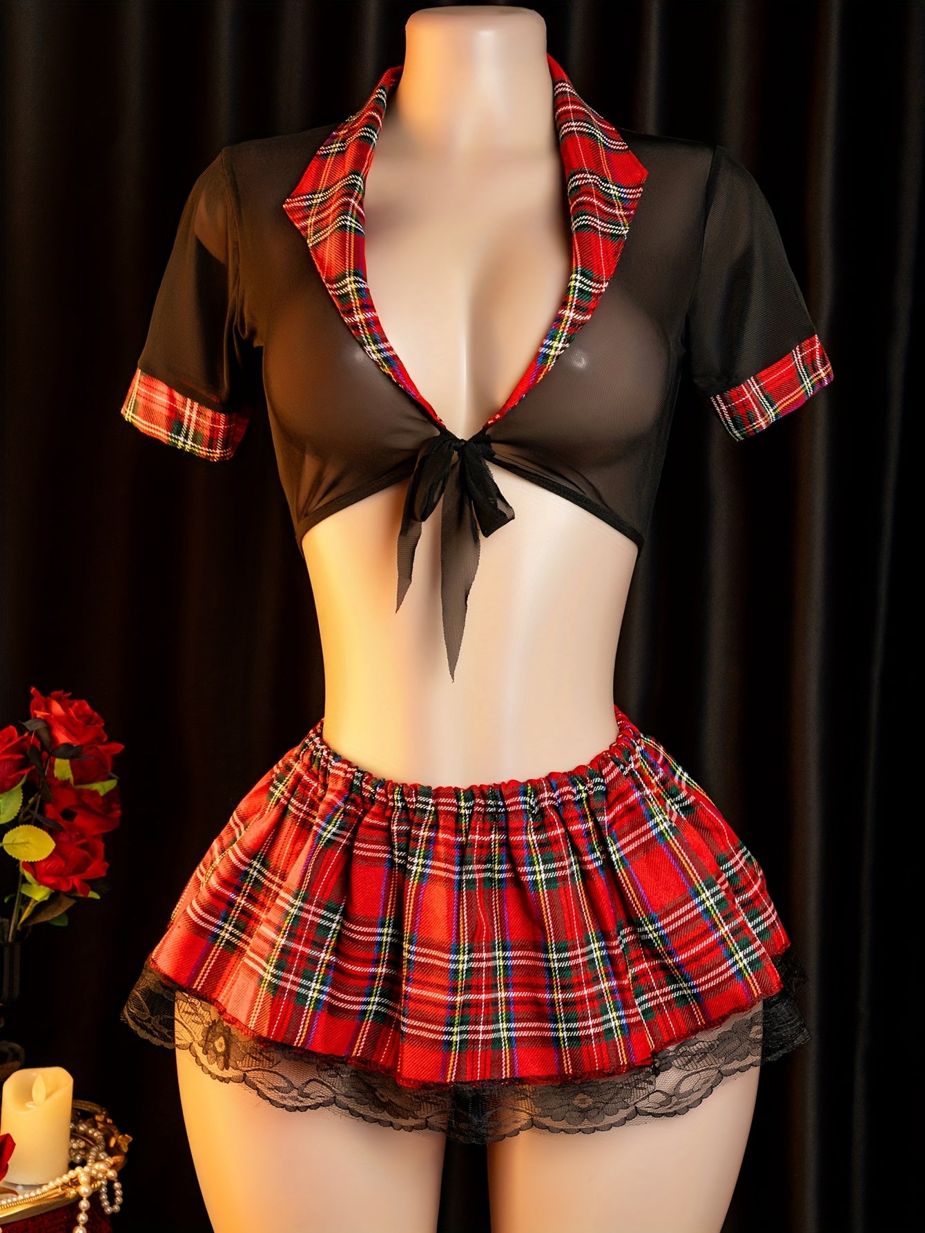 طقم لانجري شفاف أنيق