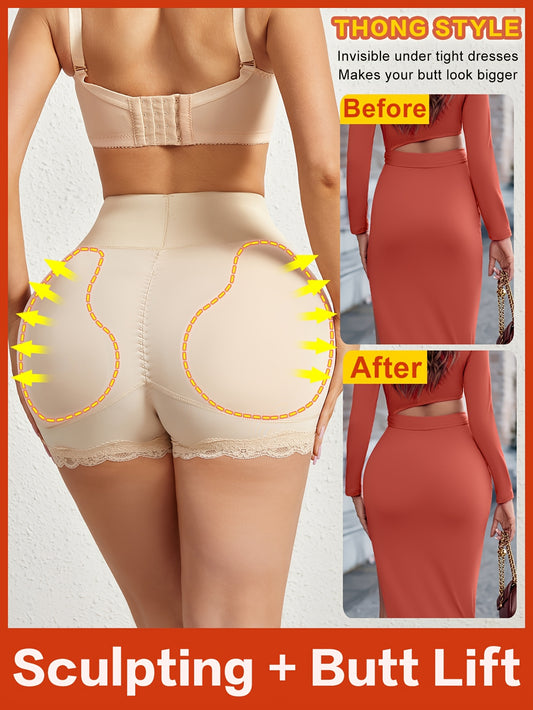 شورت نسائي مصحح مع أرداف مزيفة