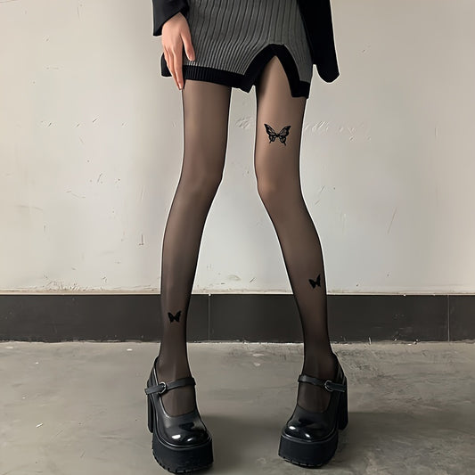 جوارب نسائية بتصميم فراشة