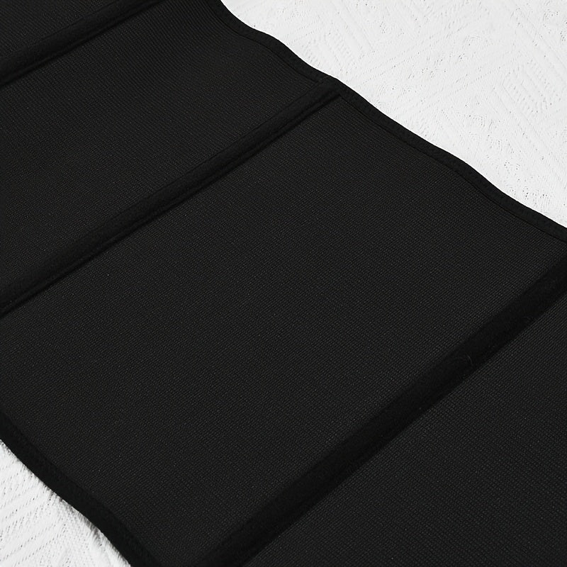 حزام تحكم البطن عالي الخصر للنساء - أسود