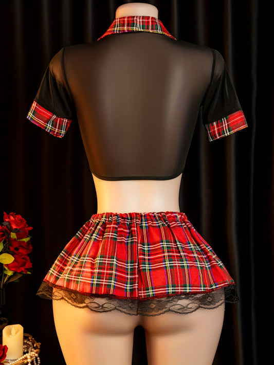 طقم لانجري شفاف أنيق