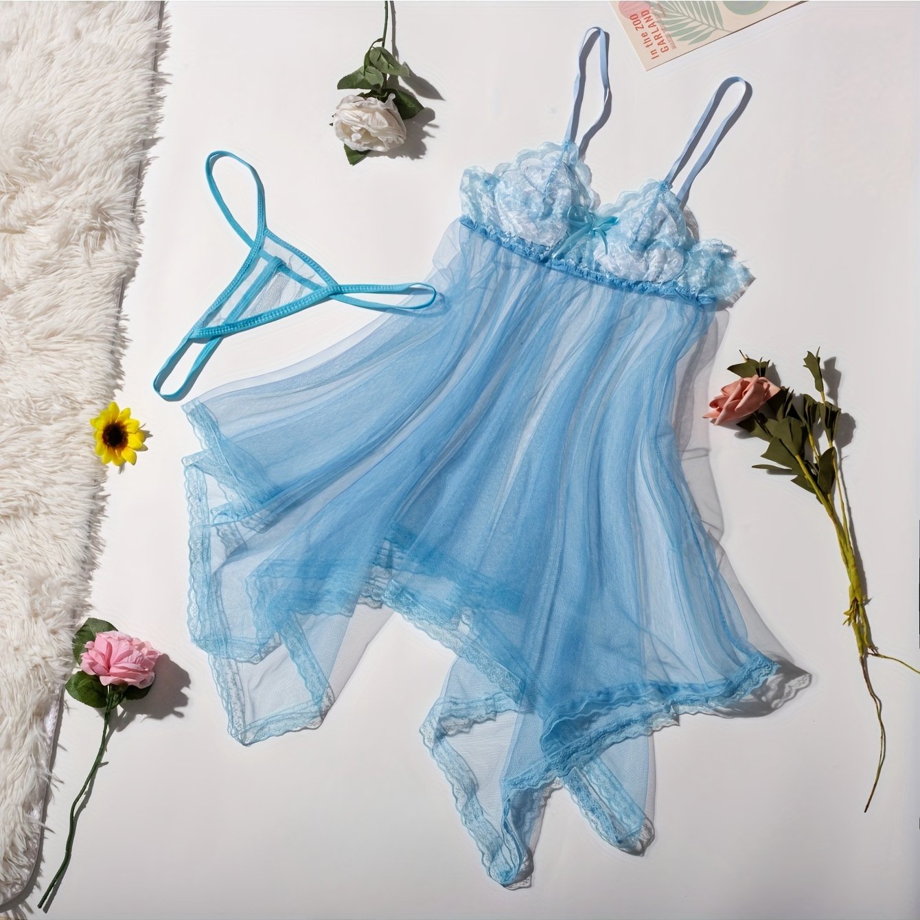 طقم نوم أنيق باللون البنفسجي