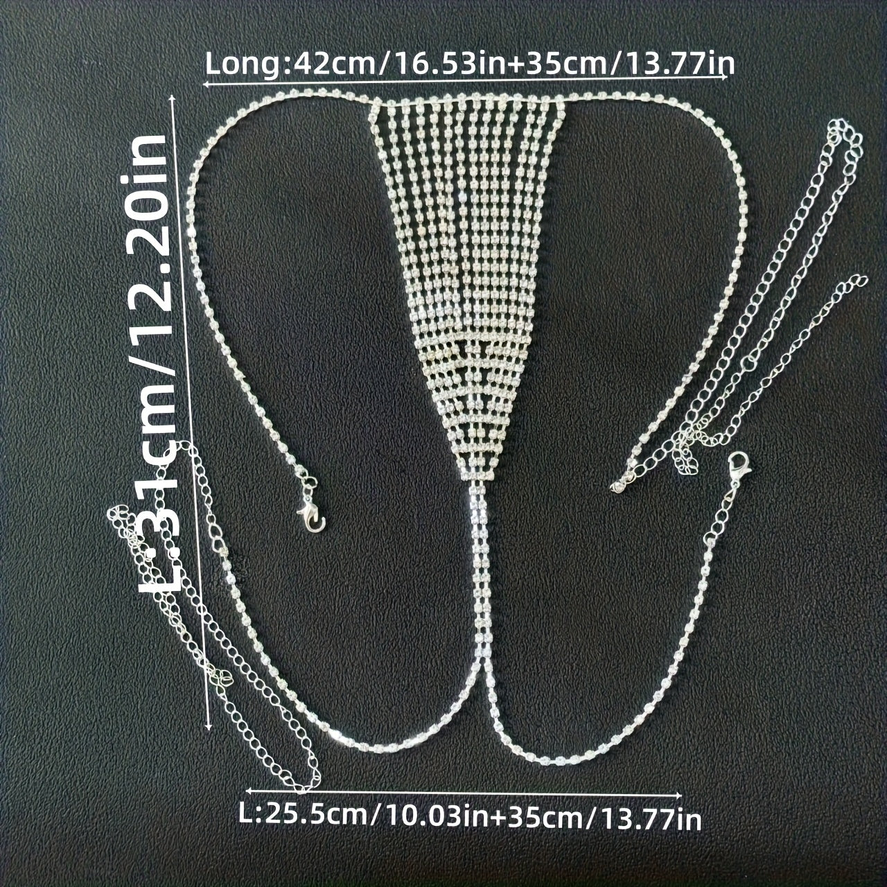 حمالة مثيرة مع كريستالات