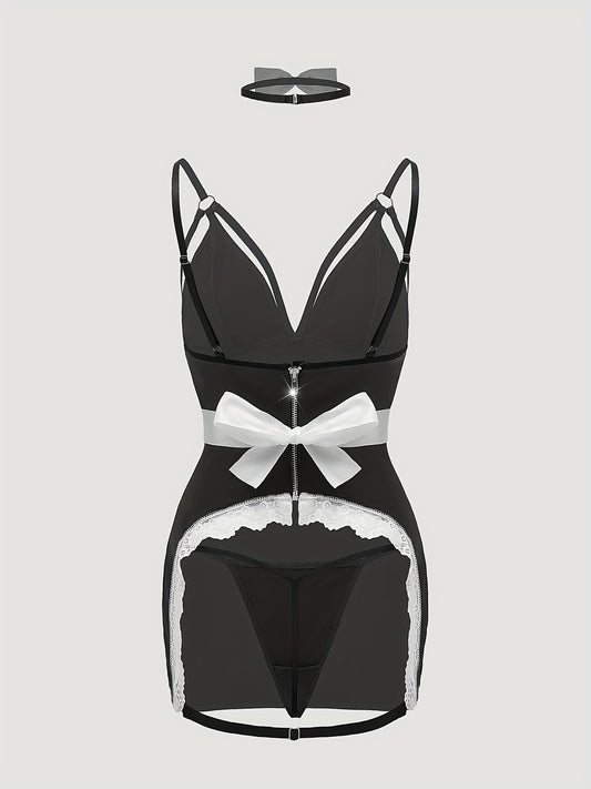 زي خادمة الأرنب الجذاب