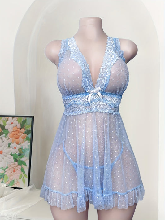 فستان ليلي شفاف نسائي