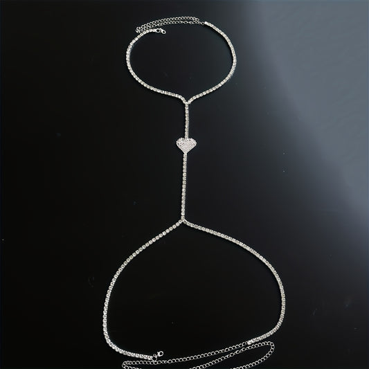 قلادة القلب المتألقة - إكسسوار فريد