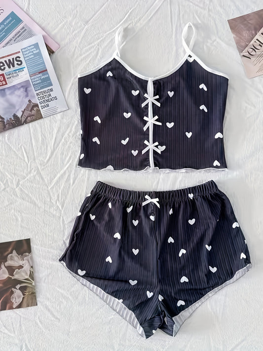 مجموعة بيجامة نسائية ملونة