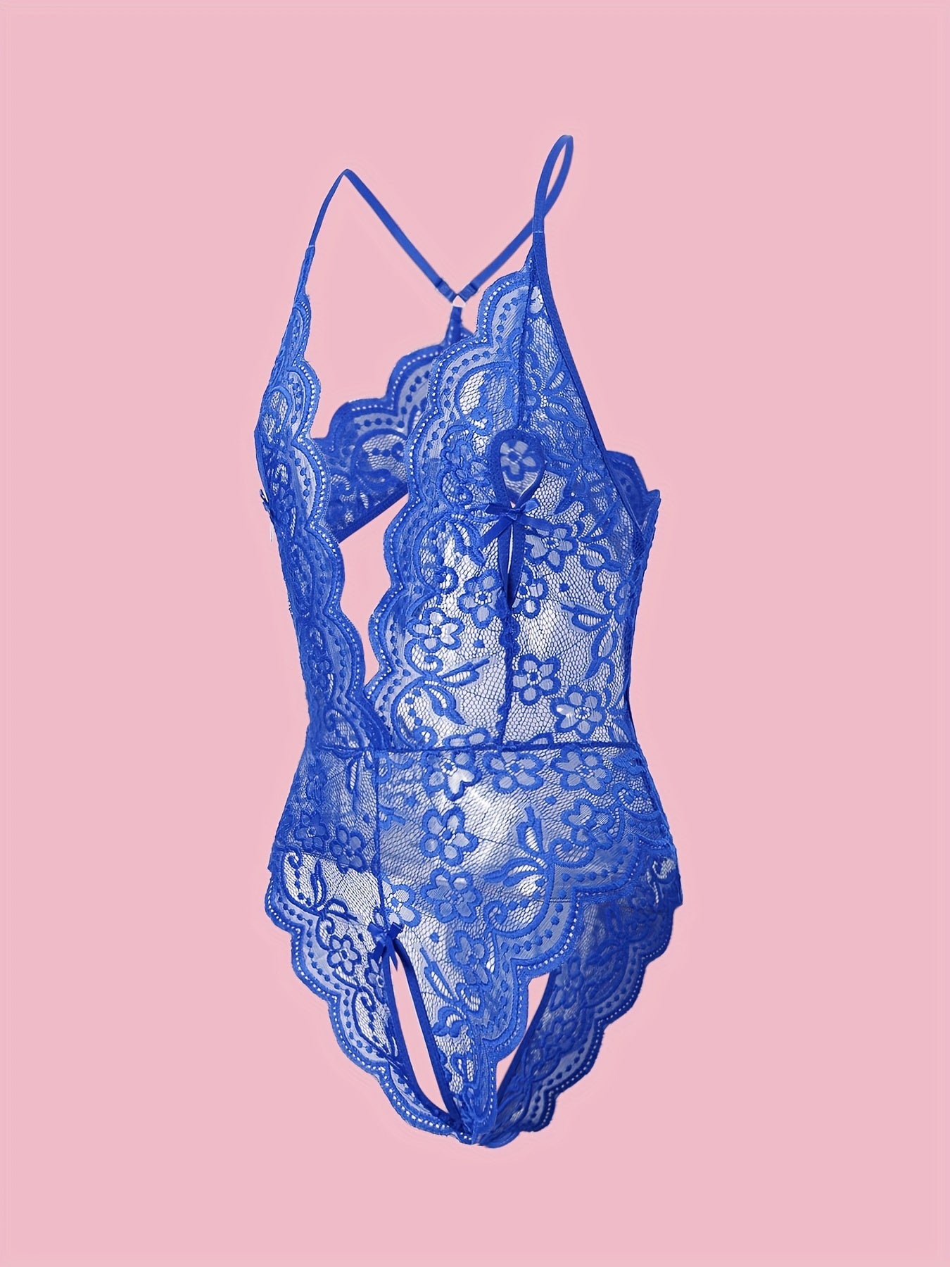 بدلة ليفي زهري مع حواف مكشكشة