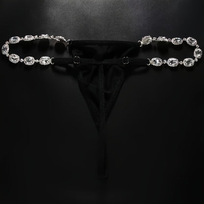 بيكيني فخم مزين بحبات الراينستون