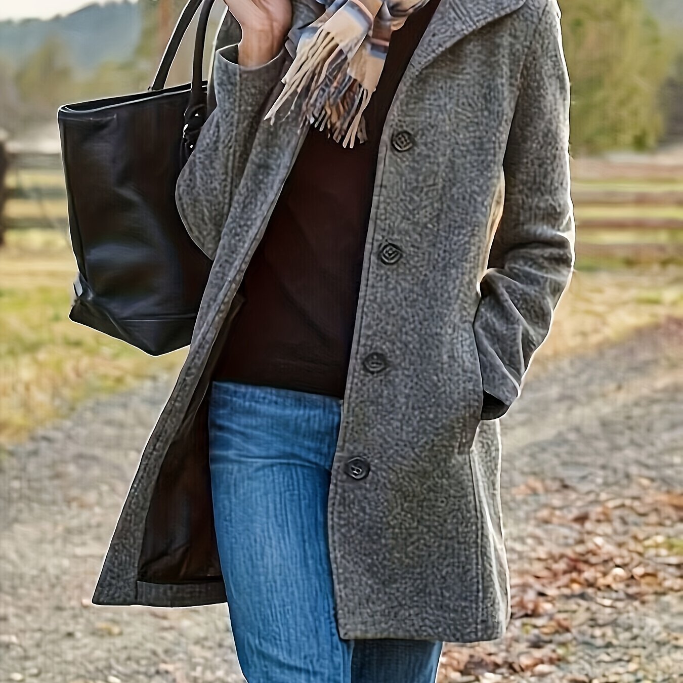 معطف نسائي كاجوال قطن