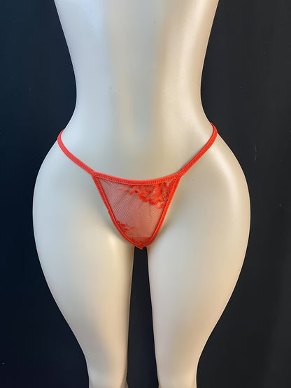 فستان نوم أحمر جميل