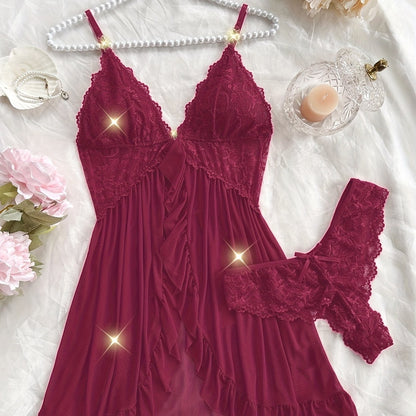 طقم نوم رومانسي