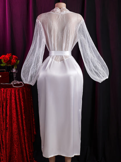 روب دانتيل أنيق