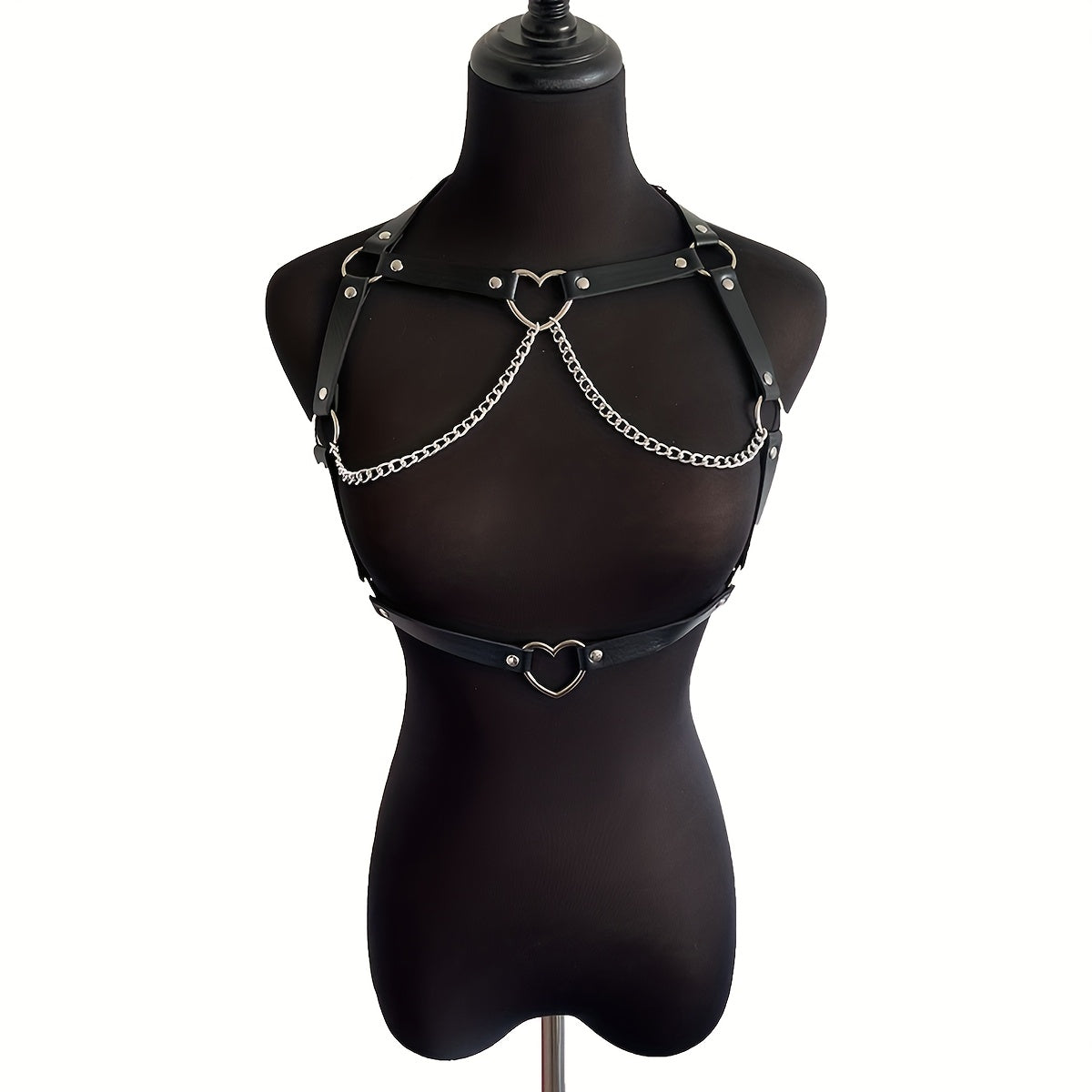 حزام PU الأسود