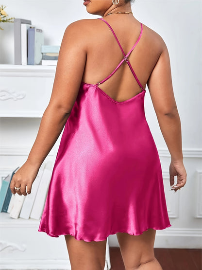 فستان نوم نسائي ممتلئ الأناقة