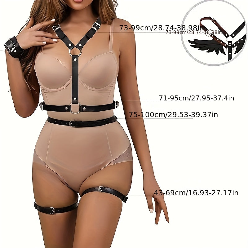 حزام الجسم بأجنحة ملائكية