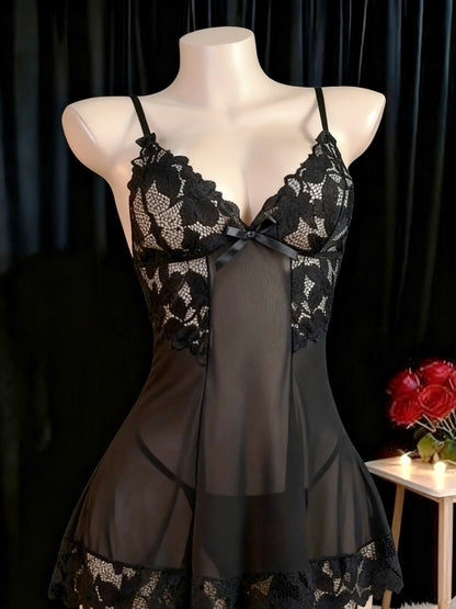 فستان نوم نسائي دانتيل