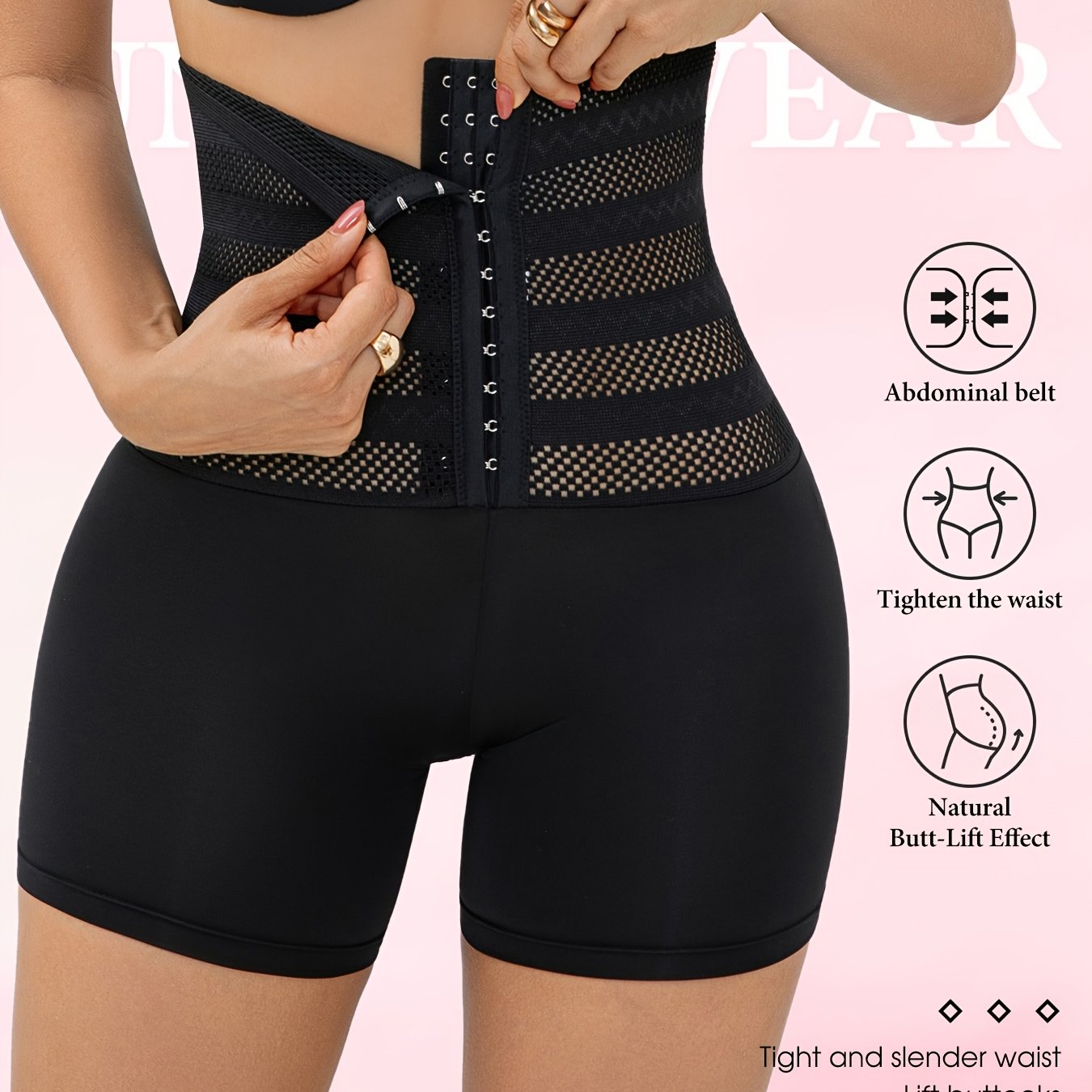 شورت نسائي عالي الخصر