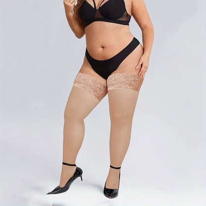 جوارب نسائية شفافة فوق الركبة