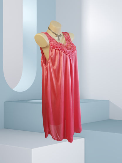 فستان نوم نسائي قابلة للاستخدام - وردي