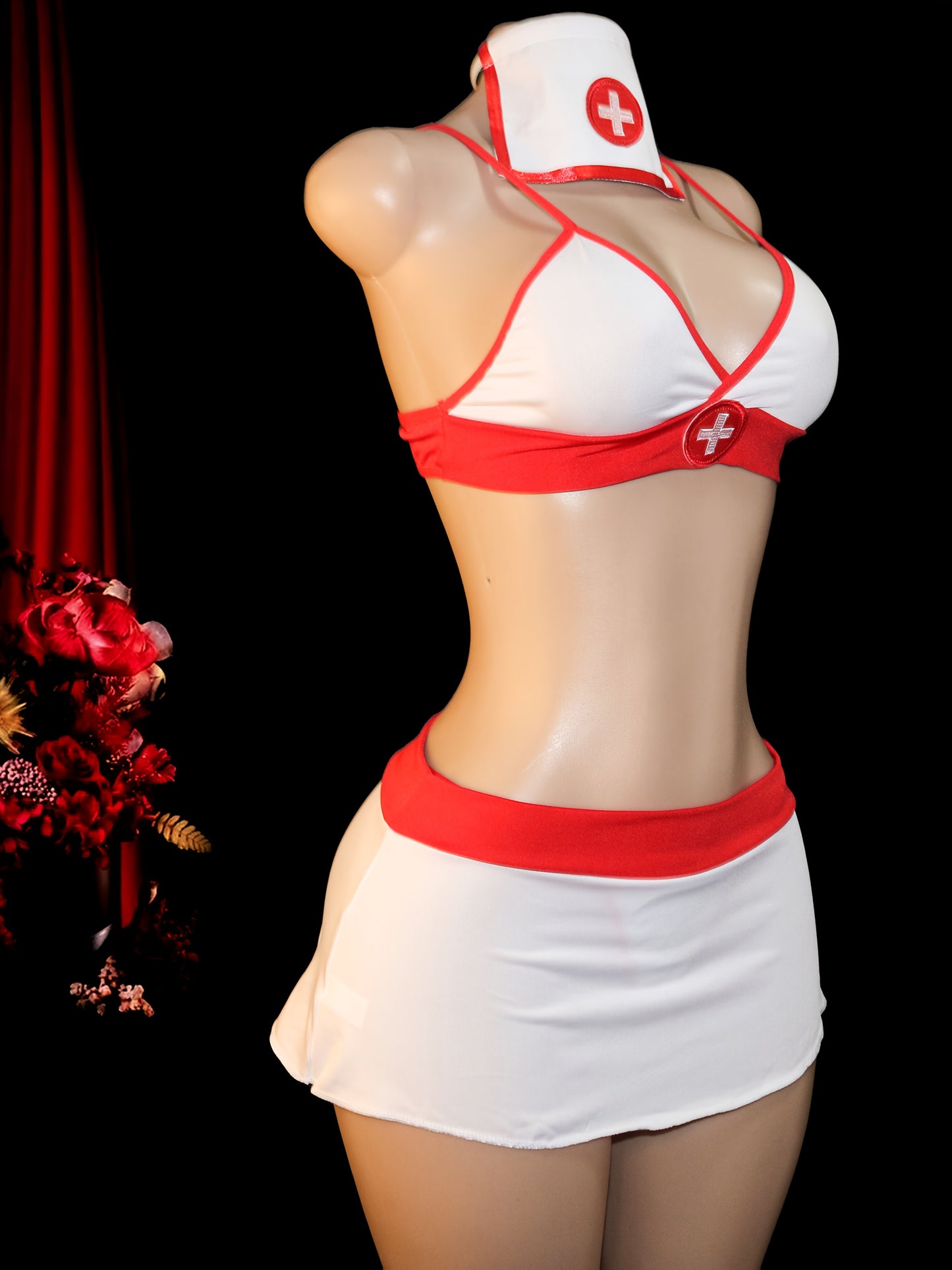 طقم ممرضة مثير 4 قطع