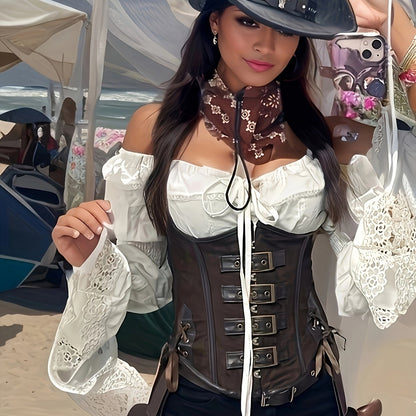 كورسيه نسائي بنمط قوطي