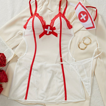 بدلة مربية مغرية 3 قطع