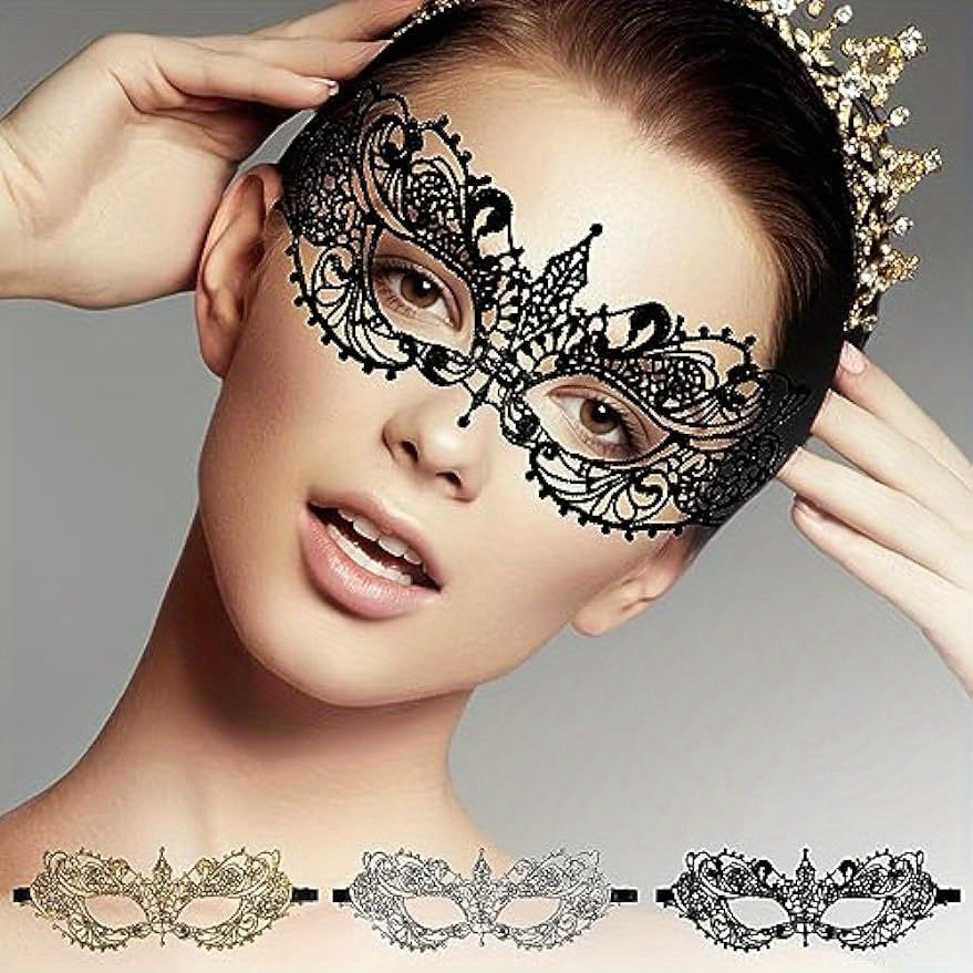 قناع عيون دانتيل 3 قطع