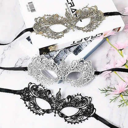 قناع عيون دانتيل 3 قطع