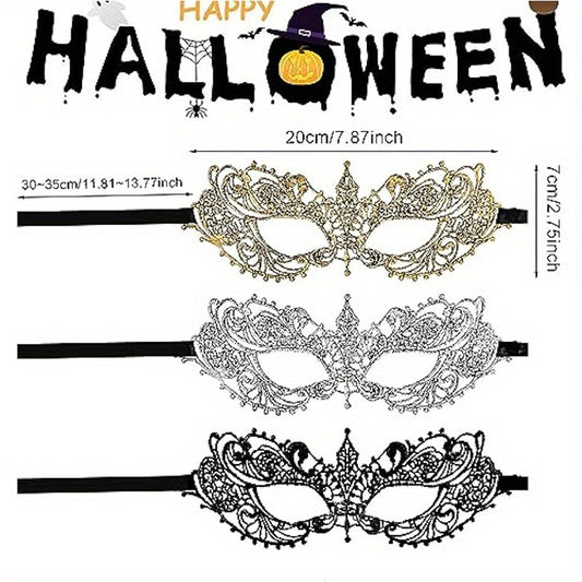 قناع عيون دانتيل 3 قطع