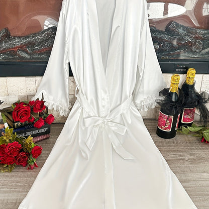 روب نسائي أنيق بأكمام طويلة