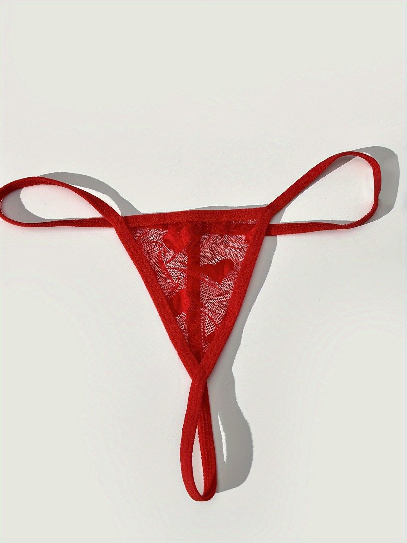 فستان لانجري ضيق مزخرف أحمر