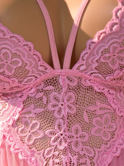 فستان ناعم مزخرف من الدانتيل