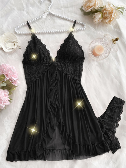 طقم نوم رومانسي