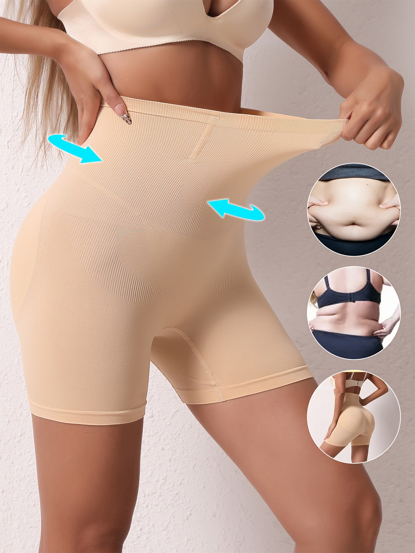 شورت نسائي مرتفع الخصر