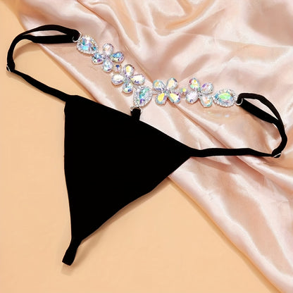 إكسسوار أنيق للجسم بالأحجار اللامعة