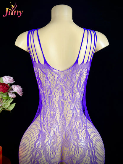 بادي ذو فتحات مميز باللون الأرجواني