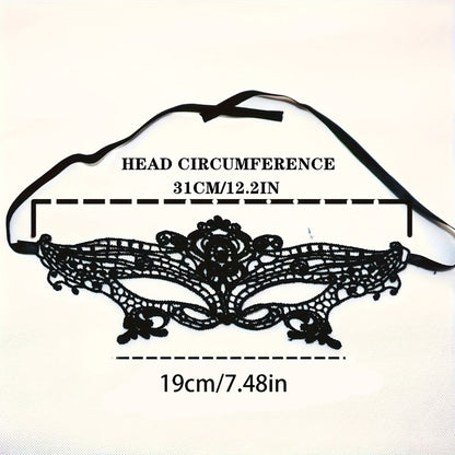 قناع وجه أسود أنيق للنساء