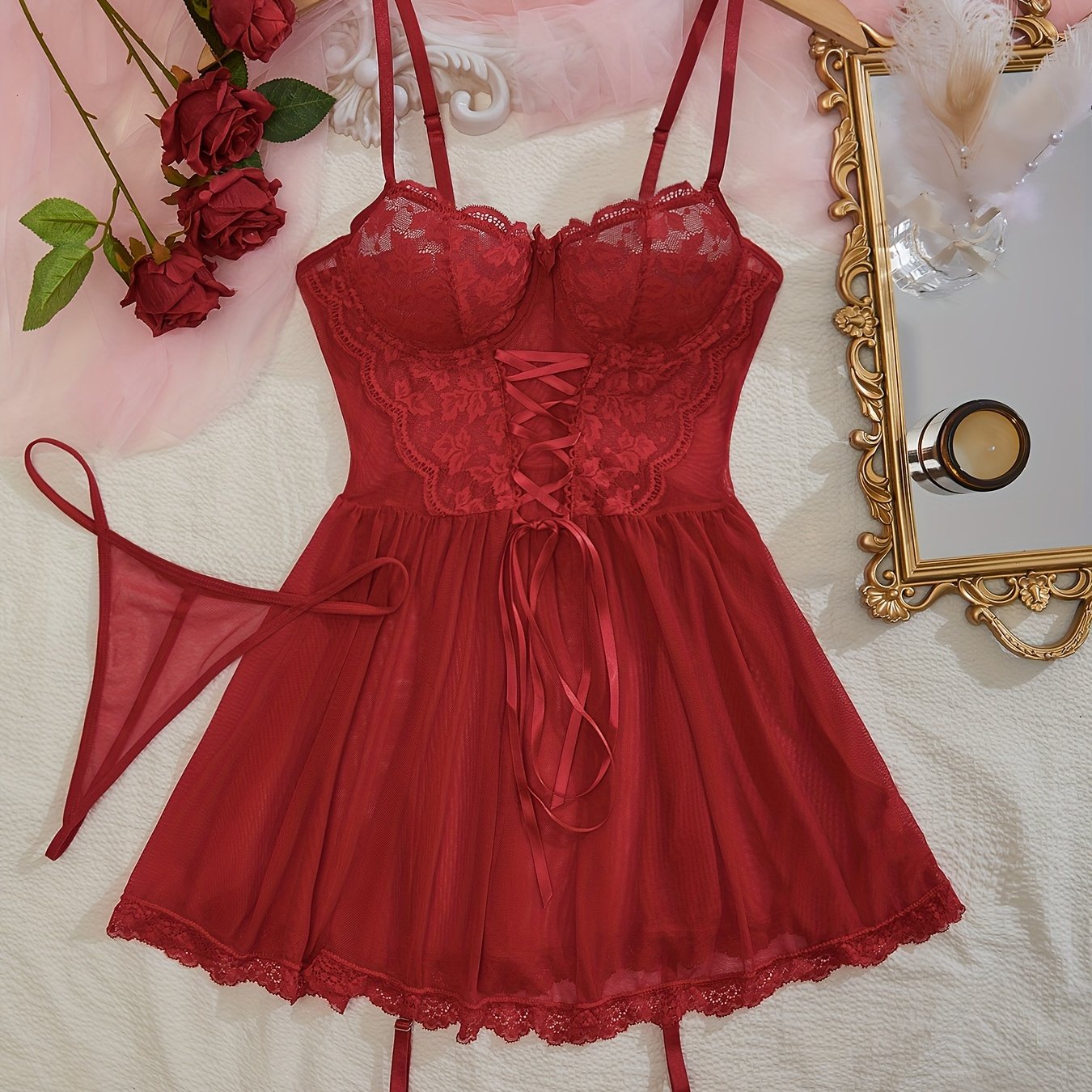 طقم ملابس داخلية مثير للنساء