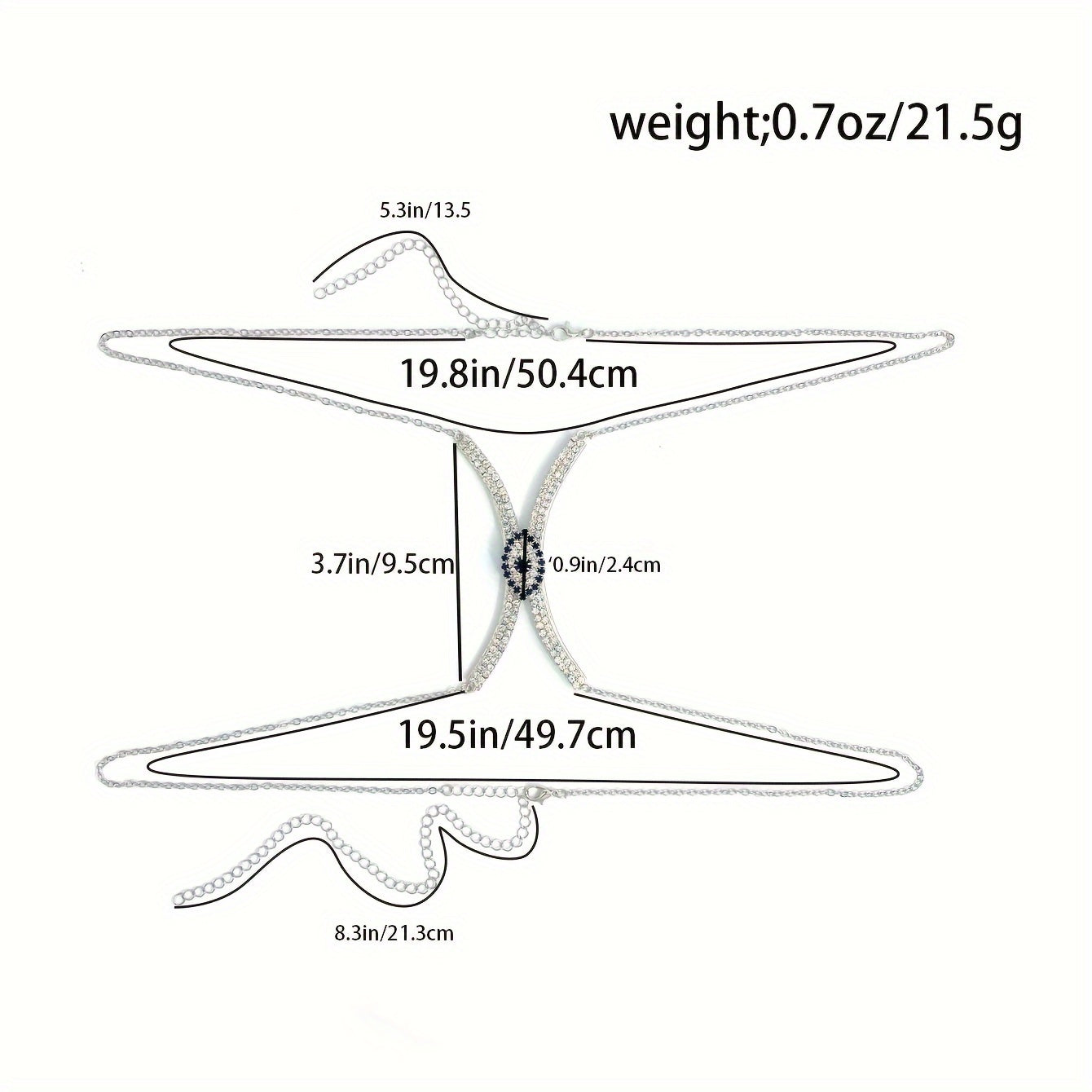 سلسال صدر عيون الشيطان الأنيق