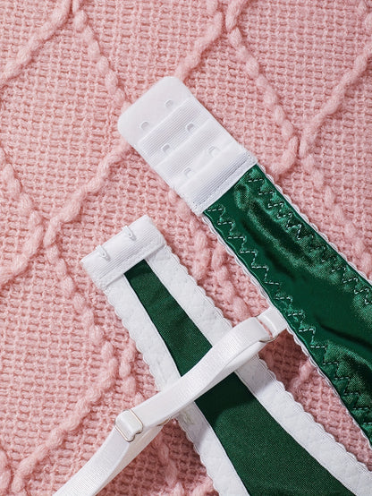 طقم lingerie عيد الميلاد للنساء