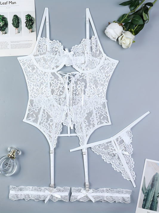 طقم بيجامة فاخر مكون من ثلاث قطع