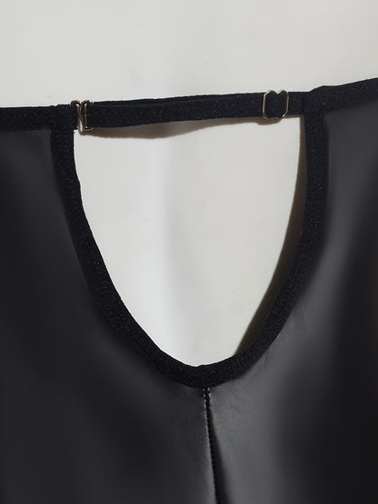 فستان شبه عاري بسحاب V