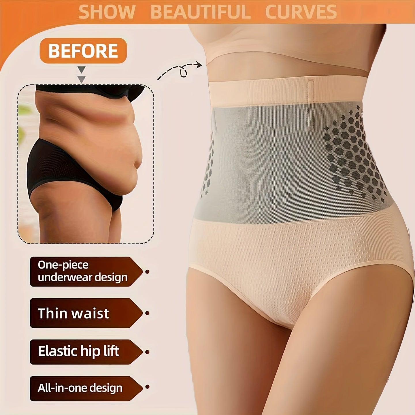 تحتية تحكم البطن عالية الخصر