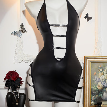 فستان شبه عاري بسحاب V