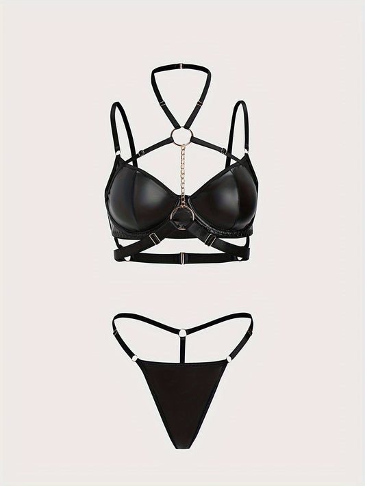 طقم أنيق داكن للنساء